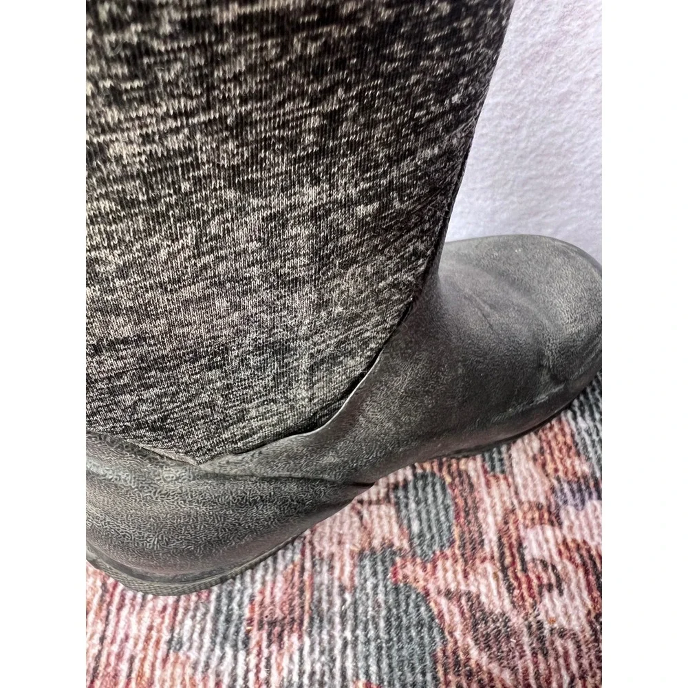 Muck Boot Company Kids Black Grey Waterproof Rubber Boots Size 4 100021MH